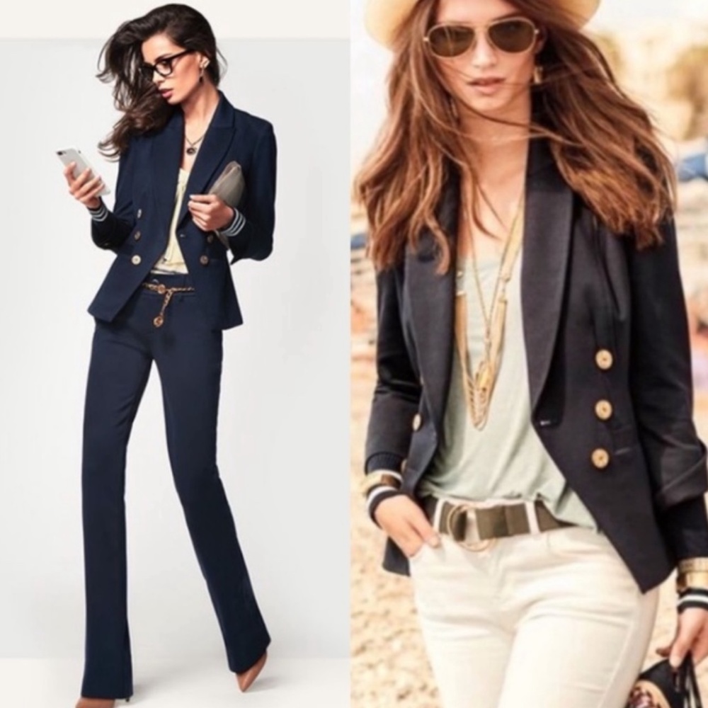 Cabi Grand Slam Nautical Blazer